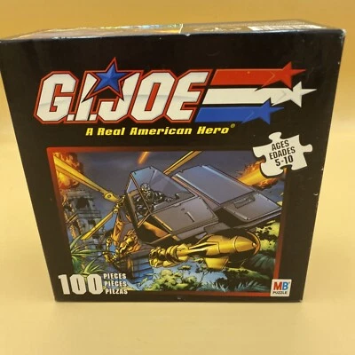 Новый GI Joe 100 шт. головоломка Milton Bradley - G.I. Joe ARAH ВИНТАЖНЫЙ 2002 запечатанный - Изображение 1 из 4