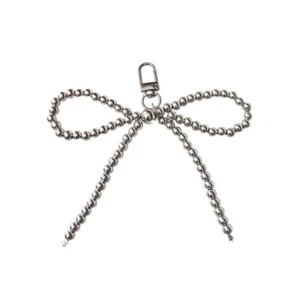 Vintage Bowknot Pendant Fashionable Keychain Accessory Beads Bag Pendants - Photo 1 sur 12