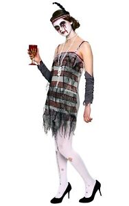 Rubie's Official Ladies Lady Gravestone Halloween Flapper Adult Costume - Small