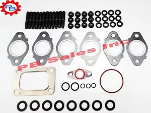 Exhaust Manifold Stud, Nut with Gaskets Kit For Cummins 6.7L - Bild 1 von 3