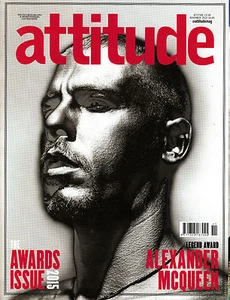 ATTITUDE #263 November 2015 Awards Issue ALEXANDER McQUEEN Vivienne Westwood NEW - Picture 1 of 11