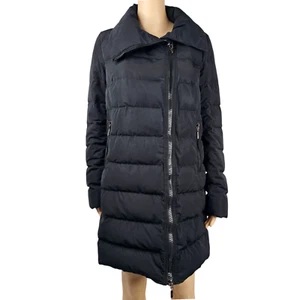 Moncler Gerboise Womens Black Puffer Coat Size 2 UK 8 - Picture 1 of 14