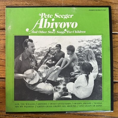 PETE SEEGER - Abiyoyo & Other Stories for Children FC-7525 1967 Lp Reissue (NM) - Image 1 of 4
