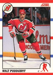 Walt Poddubny 1990-91 Score American #278 New Jersey Devils Hockey - Picture 1 of 2