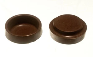 100 X tazas de ricino suaves antideslizantes para pisos duros, grandes 45 mm | Onestopdiy nuevas - Imagen 1 de 1