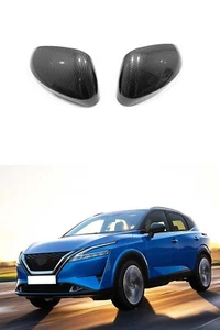 Cubierta de espejo retrovisor lateral para accesorios de automóvil Nissan Qashqai J11 J12 - Imagen 1 de 5
