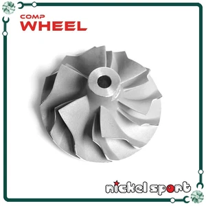 Rueda turbocompresor Garrett T3 TA31 409096-0013 6+6 hojas (46,5/60,2 mm) - Imagen 1 de 3