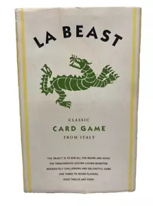 Vintage Avid Press La Beast Boxed Classic Card Game From Italy 1992 - Picture 1 of 4