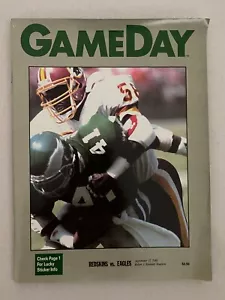 1989 NFL FOOTBALL PROGRAMM WASHINGTON REDSKINS VS PHILADELPHIA EAGLES SELTEN ALT! - Bild 1 von 1