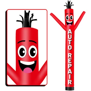 Inflatable Tube Man Auto Repair Wacky Wavy Dancing Guy for Outdoor Advertising - Picture 1 of 10