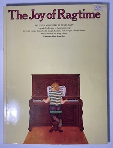 The Joy of Ragtime Piano Sheet Music Book Vintage 1974 - Picture 1 of 5