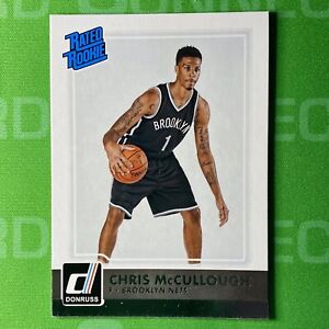 Chris Mccullough Rookie 2015-16 Donruss Basketball #202 Rated Rookie Nets RC