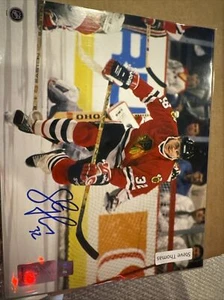 Steve Thomas Chicago Blackhawks Autographed 8x10 Photo - Picture 1 of 2