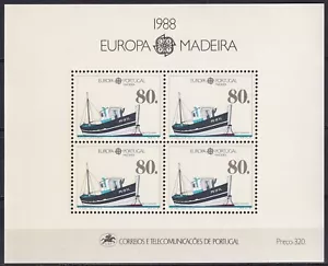 Madeira 1988 Yvert SS 9 Europa CEPT Schiffe postfrisch ss - Bild 1 von 1