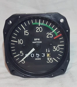 Mitchell Aircraft D1-112-5023 Recording Tachometer 98480-23 - Picture 1 of 8