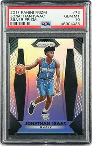 2017 Jonathan Isaac Panini Prizm Silver Prizms Refractor SP RC Rookie #73 PSA 10 - Bild 1 von 4