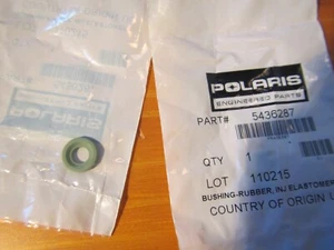 NOS Genuine OEM Polaris #5436287 Bushing, Rubber Inj - Bild 1 von 1
