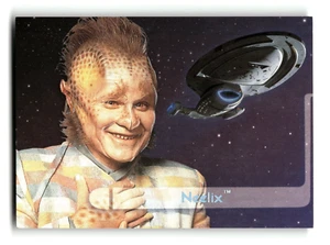 1995 Star Trek Voyager Embossed Trading Card Neelix #E9 - Picture 1 of 4