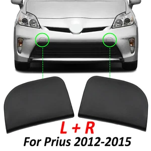 2x Tow Hook Cover Eye Cap For Toyota Prius 2012-2015 Front Bumper Left Right - Picture 1 of 5