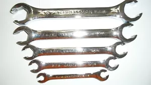 Craftsman Professional 5pc SAE Flare Nut Line Wrench Set 9-42012 USA BIN OBO - Bild 1 von 11