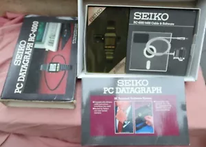 SEIKO RC-4000 PC DATAGRAPH NUEVO EN CAJA, NUNCA USADO, RELOJ MUÑECA MAC EXTREMADAMENTE RARO - Imagen 1 de 12