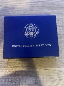 1986 Liberty- Ellis Island Commemorative Half Dollar Proof Coin w/ COA + Box - Picture 1 of 3