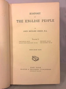 History of the English People 4 Vol Set 1882 John Green & Making & Conquest Engl - Picture 1 of 12