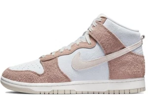 Size 6.5 - Nike Men's Dunk High Premium 'Fossil Rose' Shoes DH7576-400 - Picture 1 of 6