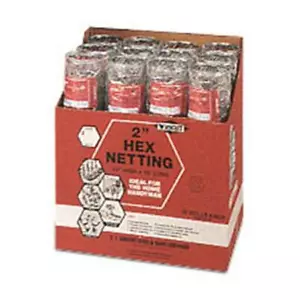 Mat 24in. x 25ft. 2in. Mesh Hexagonal Poultry Netting 308464B - Picture 1 of 1