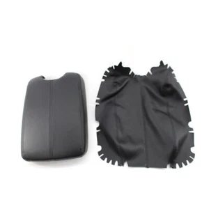 Black Armrest Center Console Cover Leather Skin fit For Honda Accord 08-12 Best - Picture 1 of 8