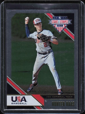 2020 Panini USA Stars & Stripes Retail #36 Hunter Haas - Image 1 of 2