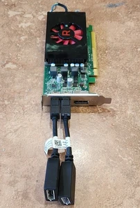 AMD Radeon RX 550 4GB GDDR5 Low Profile GPU Graphics Card DP/Mini DP. - Picture 1 of 4