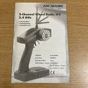 RC Modellbau Ansmann Racing W5?Bedienungsanleitung - Bild 1 von 2