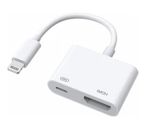 Apple Adaptateur Lightning vers HDMI pour iPhone vers TV, 1080P Adaptateur AV Numérique - Photo 1 sur 8