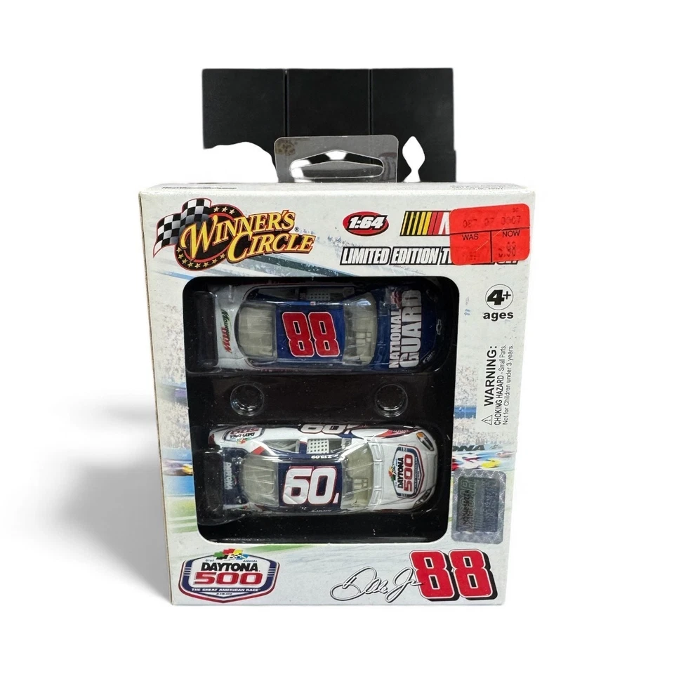 Winner's Circle 2008 Daytona 500 50 Years Dale Jr 88 Limited Edition Two Car Set - Image 1 of 1