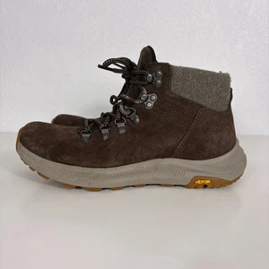 Stivali da trekking Merrell marroni scamosciati impermeabili stringati donna taglia 8,5 - Foto 1 di 11