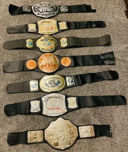WWE ECW Championship Spielzeug Gürtel Konvolut Titel Lot gebraucht - Bild 1 von 4