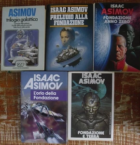 Lotto libri fantascienza Trilogia galattica Fondazione quadrilogia ciclo Asimov - Foto 1 di 4