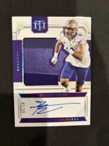 Camiseta deportiva 2024 National Treasures Collegiate Bralen Trice Silhouettes RC automática 5/39 - Imagen 1 de 2