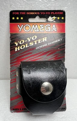 Funda YoYo Vintage Yomega Cuero Negro 1998 Hecha en EE. UU. ¡¡Nueva!!! Foto 1 de 3