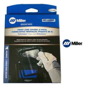 Miller 231921 Performance Welding Helmet Replacement Front Lens Covers Pack Of 5 - Picture 1 of 2