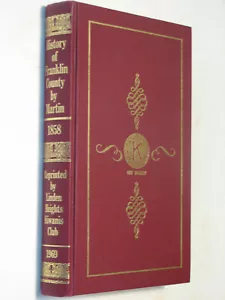 History of Franklin County, Ohio 1858 reprint OH genealogy Columbus Dublin - Imagen 1 de 1