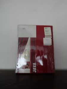 1xVintage Sealed`90`s Pair of Red Plain Curtains - 46"x54" - Picture 1 of 8
