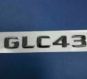 * GLC43 * TRUNK LETTERS CHROME EMBLEM BADGES FOR MERCEDES BENZ GLC-CLASS AMG - Bild 1 von 2