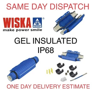 Wiska Shark Six Acht Gel isoliert gerades Gelenk IP68 SH6801BW 1 TAG LIEFERUNG - Bild 1 von 7