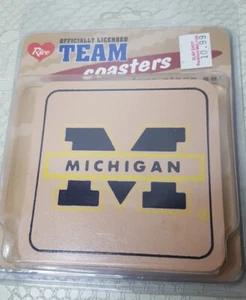 Rico U of Michigan College UNTERSETZER vierteiliges Set  - Bild 1 von 4