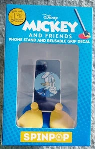 Spin Pop Disney Mickey & Friends Donald Phone Stand & Reusable Grip Decal, New - Picture 1 of 3