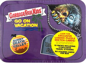 Cubo de basura Topps 2021 niños van de vacaciones lata púrpura - Imagen 1 de 1