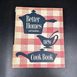 Better Homes Gardens New Cookbook 1953 1st Edition 8th Printing Plaid Binder - Picture 1 of 11