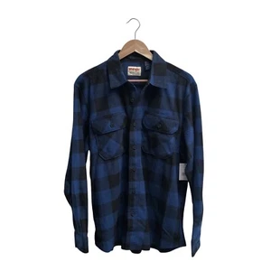 WRANGLER AUTHENTICS BUFFALO PLAID FLANNEL - Western Fleece Outdoor Camping NWT - Picture 1 of 11